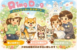 リングドッグのお手伝いも致します✨