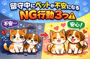 もしかして分離不安症？ペットのお留守番に注意したいこと🐱🐶