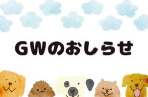 ゴールデンウイークのお知らせ‼️