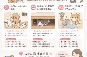 ペットのお留守番あるある……イタズラ対策