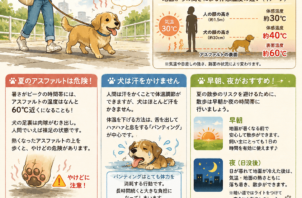 そのお散歩大丈夫？夏の犬のお散歩で気をつけたいこと🐶