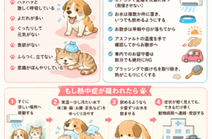 真夏のお散歩🐶熱中症対策🌞